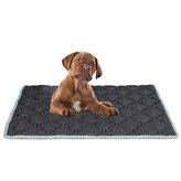 EverGreenWeb Cuccia per Cane in Memory Foam, Rivestimento Grigio e Militare, Letto Multiuso per Animali Domestici di Taglia Media | DOG