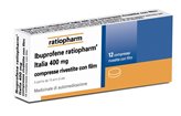 Ibuprofene RatioPharm 200mg 12 Compresse Rivestite