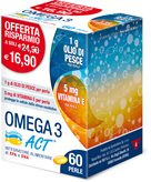 Omega 3 Act 1g Integratore Alimentare 60 Perle