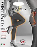 Solidea Red Wellness 70 Leggins Colore Nero Taglia 3-Ml