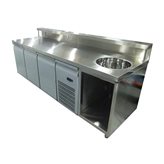 [OFFERTA] Banco Bar Espositore Refrigerato con lavabo sportelli e cassetti 260 cm