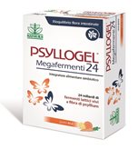 PSYLLOGEL Megafermenti 24 - Integratore per l'equilibrio della flora intestinale - 12 bustine