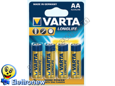 VARTA BATTERIA STILO AA ALKALINA 1,5V LR6 04106