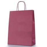 Shopper Carta Colorata Bordeaux cm26+11x35