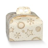 Scatole Portapanettone Universo Bianco 20 cm x 20 cm x 18 cm