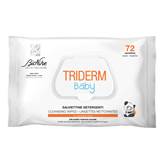 Triderm Baby Salviettine Umidificate Detergenti 72 Pezzi