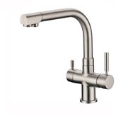 Shurity 420 Rubinetto da cucina 4 vie 3/8" Nickel Spazzolato