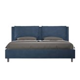 Letto king size da 180cm Antea blu