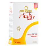 Omegor Vitality 1000 60 Capsule - Integratore di Omega-3 per trigliceridi e funzione circolatoria