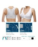 Safte Orione 9595 Reggiseno Raddrizzaspalle Colore Bianco Coppe B Taglia 3