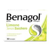 Benagol Pastiglie gusto Limone Senza Zucchero 36 Pastiglie