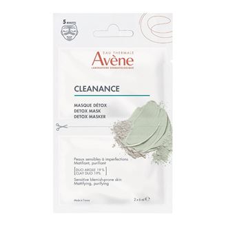 Avène Cleanance Maschera Detox 2 Pezzi Da 6ml