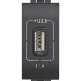 Caricatore USB Bticino LivingLight antracite L4285C1