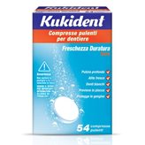 P&amp;G Kukident® Compresse Pulenti Per Dentiera Freschezza Duratura 54 Compresse