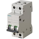 Interruttore Automatico Magnetotermico 6A 6kA 2P Siemens 5SL62067BB