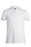 Polo uomo manica corta in cotone piquet con bordini - XL / Bianco