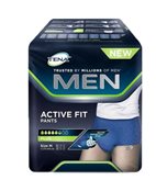 Tena Men Active Fit Pants Blue S/M - Mutandine Assorbenti Da Uomo 9 Pezzi