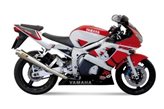 TERMINALE DI SCARICO MIVV X-CONE IN ACCIAIO INOX PER YAMAHA R6 1999/2002, OMOLOGATO