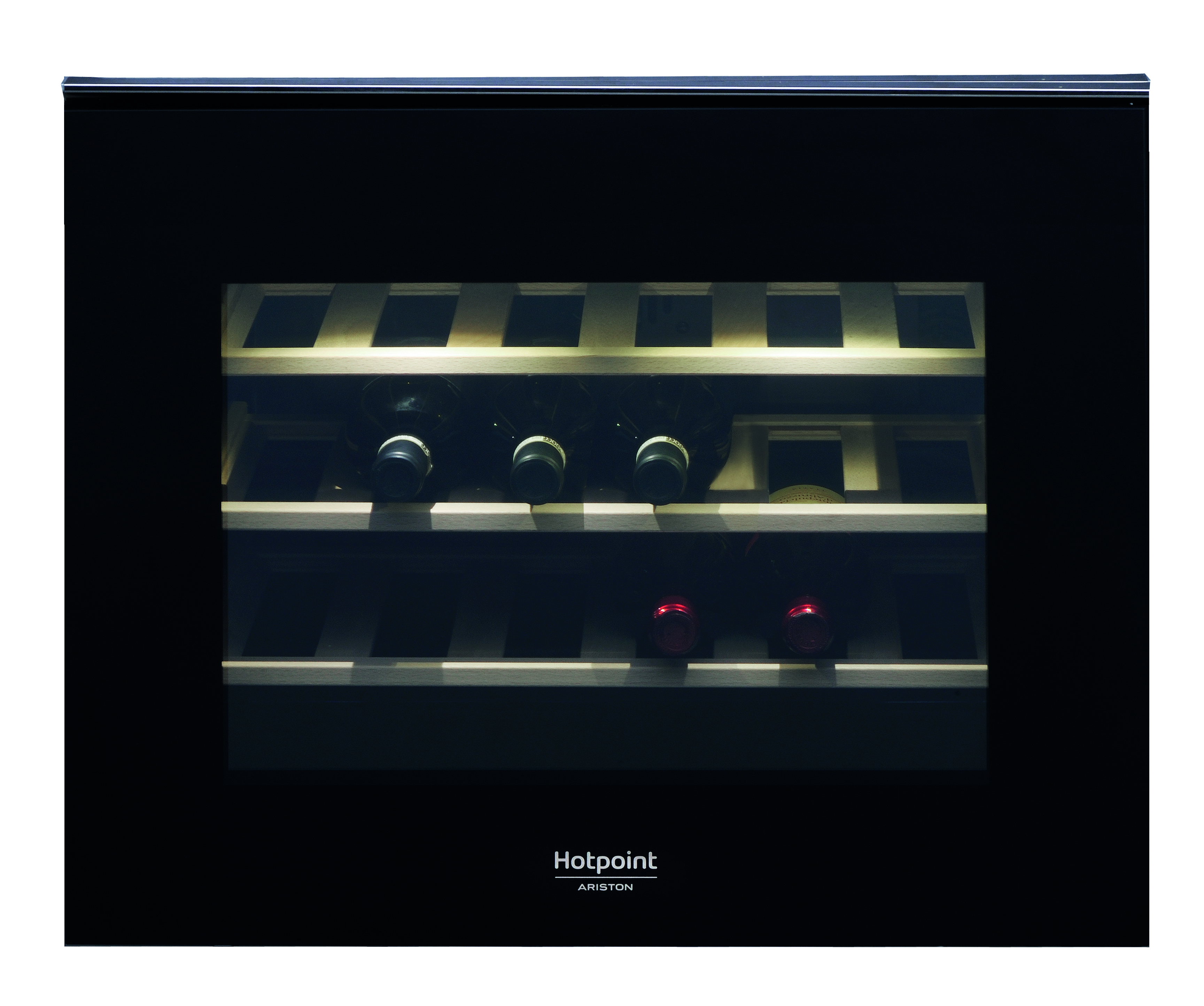 Hotpoint Ariston HAWC5120 Cantina Vini da incasso Altezza 45 cm INOX Classe G 24 Bottiglie