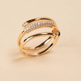 Anello Un Clou Gold "Diamond" David Jewels