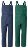 Salopette Pantaloni A Pettorina Verde o Blu In Cotone Per Serra Giardiniere Fiorista - Blu, XL