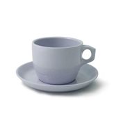 Cartaffini Tazza da t con piattino in melamina impilabile, diam. 8,8 cm / H 6,80 cm, capacit 300 ml Colore: Celeste