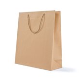 Shopper Carta Kraft Lusso Avana cm26+12x36