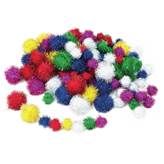 Pompon brillanti - 120 pezzi