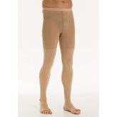 Medi - Mediven Plus - Calze compressive medicali classe 2, punta aperta - AT/H Collant Uomo - Colore : Beige- Taglia : II- Versione : Lungo