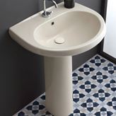 Lavabo con colonna Champagne