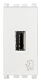 Caricatore USB 1 posto per Vimar Arke' colore bianco 5V 1,5A