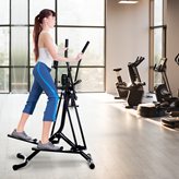 Air Walker Cross Trainer per Fitness Allenamento a Casa con Display Nero