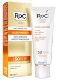 Roc Soleil Protect Fluido Viso SPF 50 - Fluido viso antirughe con protezione solare molto alta - 50 ml