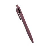 Penna con punta retrattile rilevabile a metal detector e raggi X con clip e foro per catenella - Inchiostro Nero