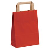 Shopper Carta Sealing Colorata Rosso cm32+17x45