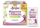 Apropos Magnesio e Potassio Senza Zuccheri - Integratore alimentare a base di sali minerali - 24 bustine