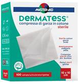 Master Aid Dermatess Cotone Compresse Di Garza Sterile 10x10cm 100 Pezzi