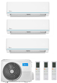 CLIMATIZZATORE MIDEA TRIAL SPLIT EVOLUTION 9+9+12 BTU CON GAS R32 WI-FI INTEGRATO A++  M3OG-21HFN8-Q