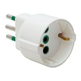 Adaptador de Fanton enchufe 10A+T Schuko socket 82120