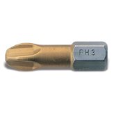 Inserti per viti con impronta a croce PHILLIPS® - n° : 1, L mm : 25