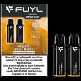 Pineapple Peach Mango Fuyl Pod Precaricate Dinner Lady 2ml - 2 Pezzi (Nicotina: 20 mg/ml - ml: 2)