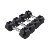 Spart fitness hexagon dumbbell Manubrio esagonale testa in metallo - Peso : 3 kg