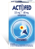 Actifed 12 compresse 2,5mg+60mg - decongestionante nasale