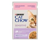 Cat Chow sensitive salmone e zucchine 85 g