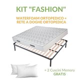 Kit rete e materasso FASHION - 160x200 cm