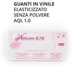 Guanti Vinile Senza Polvere Taglia M 100 Pezzi