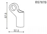 ADATTATORE BS787B PER SPECCHIETTI RIZOMA PER KAWASAKI Z 750 R 2011/2012, Z 1000 2010/2015, Z 800 2013/2015