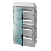 Centralino da incasso ABB 72 Moduli IP40 porta blue petrol Bianco