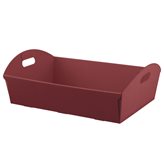 Cesto Onda Bordeaux cm43x30x11