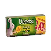 Dieterba Omogeneizzato Coniglio 3x80g